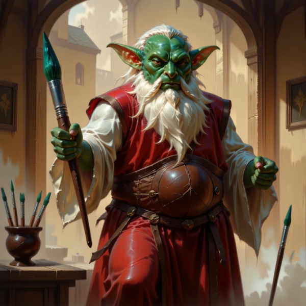 Dark Fantasy Oil Painting IL&Flux | Shrekman Style Mix Pack - FluxV2.5