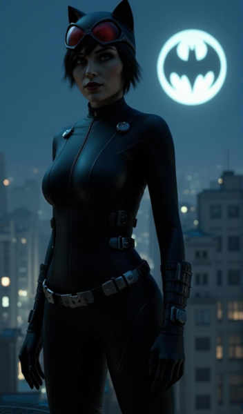 Catwoman : Batman: Arkham - Lux1.D & SDXL - v1.0 Flux1.D