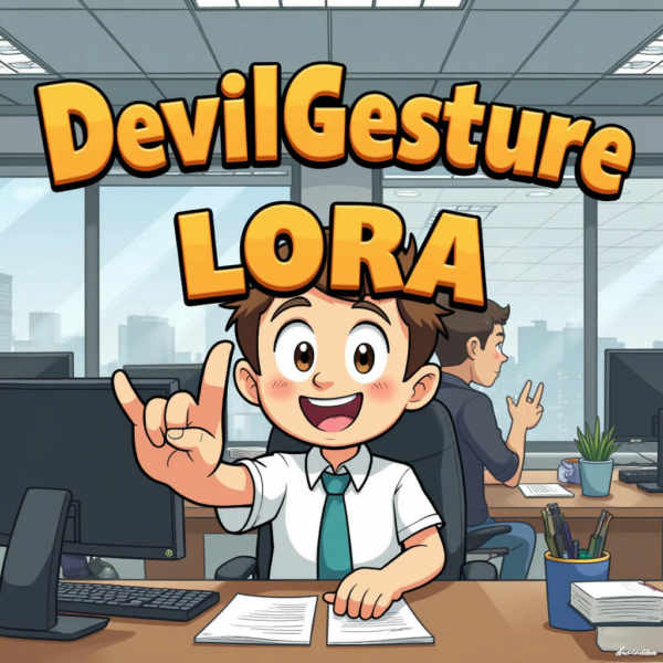 Devil Gesture Flux.Dev LoRA - v1.0
