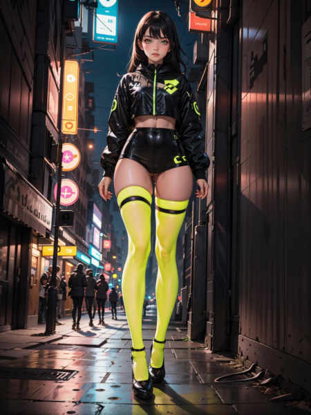 Luke's Neon Clothing and Accessories (Illustrious + Flux + Pony + 1.5 + XL) - SD 1.5 v2