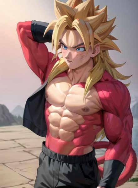 Super saiyan 4 (dragon Ball) Concept -Commision (IL/PonyXL/SD 1.5) - v1.0