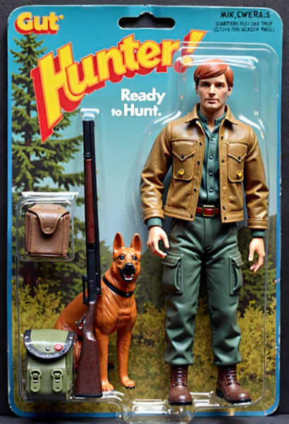 VINTAGE BLISTER HEROES 80s Action Figure Style - V1