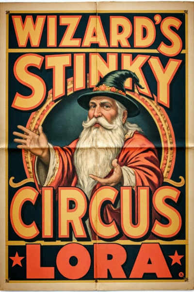 Wizard's Vintage Circus Poster - v1.0