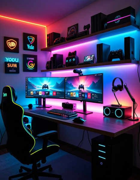 modern gamers bedroom - v1.0