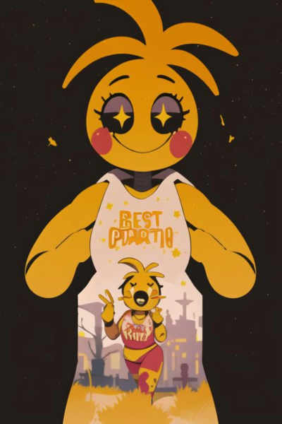 Toy Chica FNAF / Five Nights at Freddy's illust + 1.5 - 1.5 B