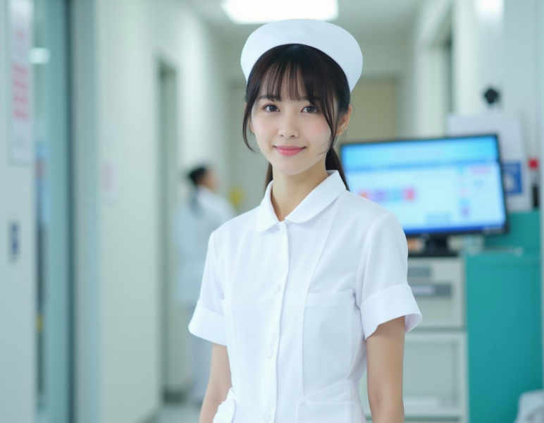 Nurse uniform, One-piece, Japanese style, Flux version - V1