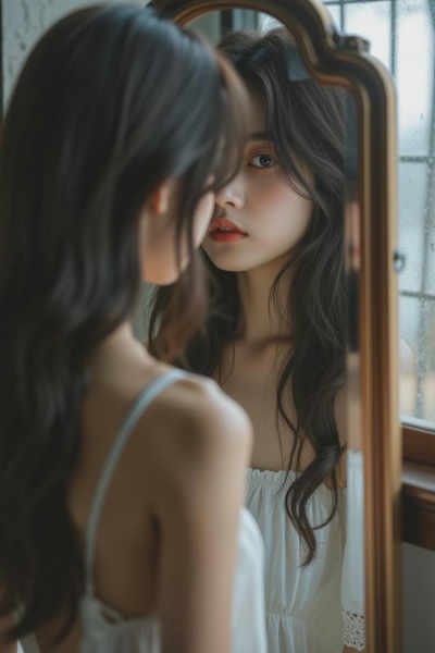 Woman In The Mirror - Flux