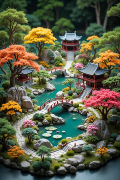 D_Miniature Chinese Gardens_Landscape Scene Generation - v1.0