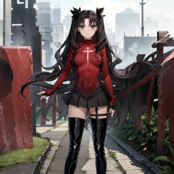 Rin tohsaka LORA and(Pony) from fate stay night visual novel - Rin tohsaka Fate/Extra