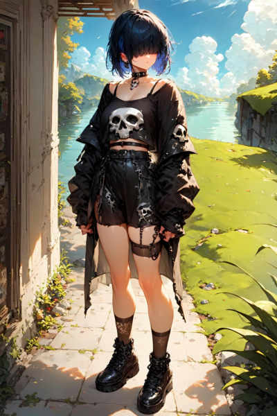 Annora | Goth girl | Pony XL & SD 1.5 - Annora |Goth girl| SD1.5