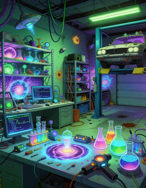 Rick Sanchez garage laboratory - v1.0