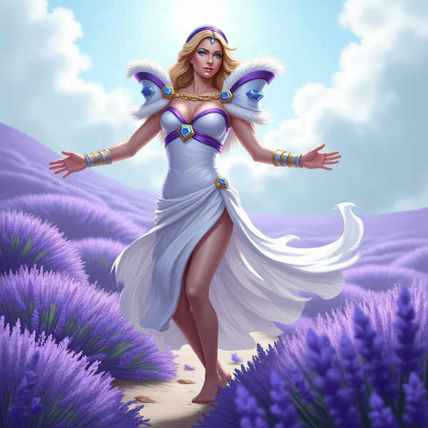 Crystal Maiden (from dota 2) - for flux