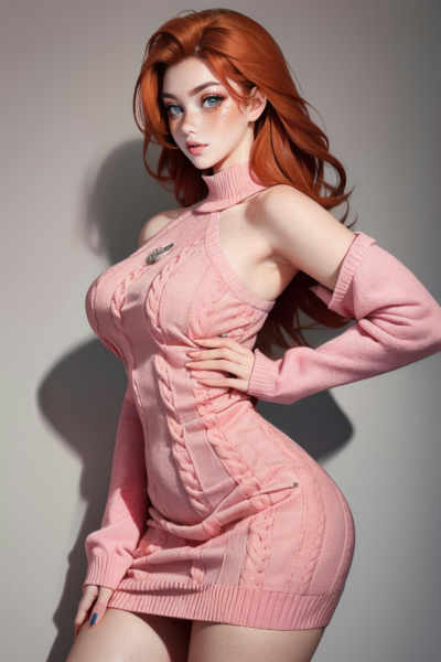 Ulzzang Dress & Cardigan - v1.0