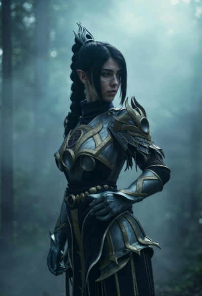 Shadowheart (Baldur's Gate 3) | FLUX - Dark Justiciar Outfit