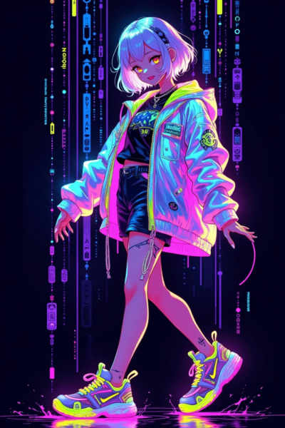 DJ_Cyberpunk Style_Character Image Generation - v1.0