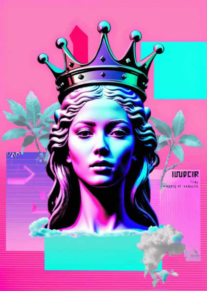 Vaporwave Graphic - SDXL v1.0