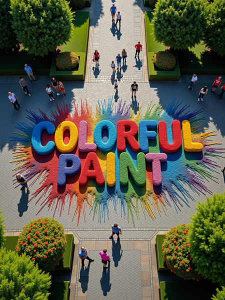 Colorful Paint FLUX & SDXL - FLUX