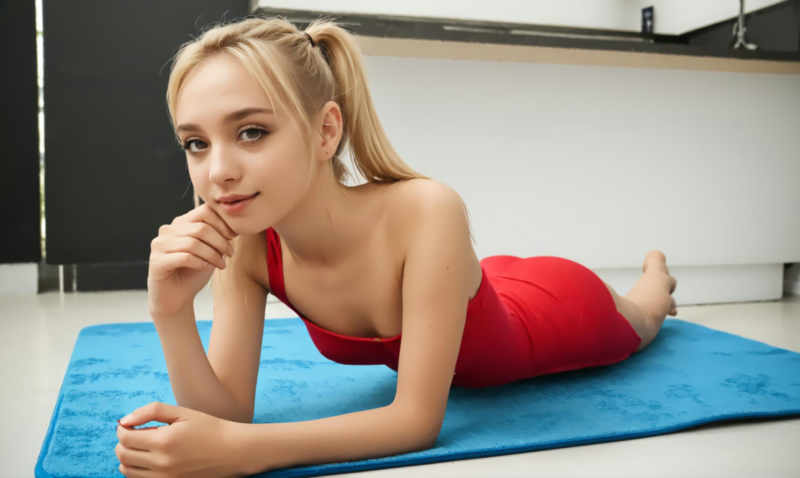 LyingOnFrontWithElbowSupport XL - v1.0