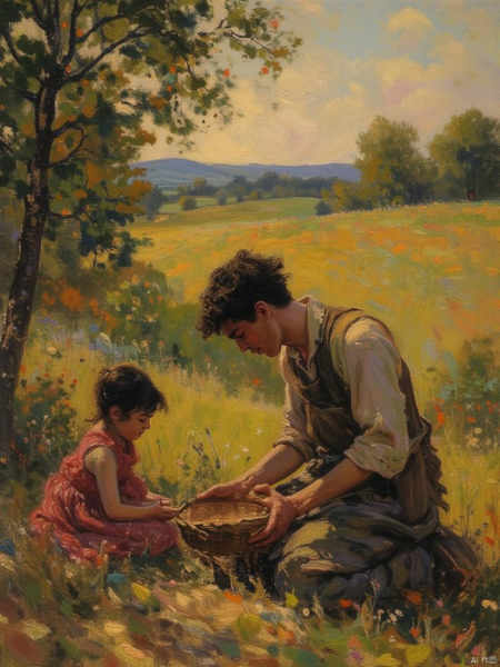 OB粗犷笔触油画 Oil painting with bold brushstrokes. - v1.1