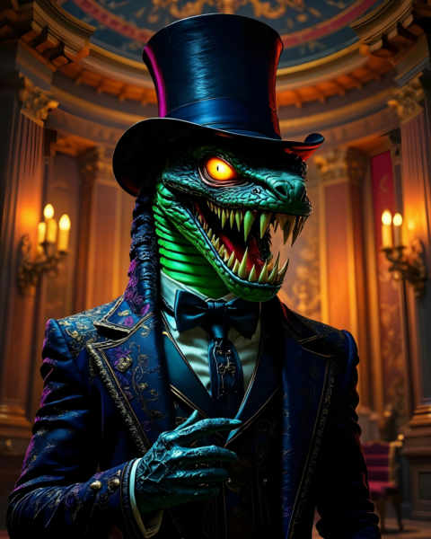 The Flair of the Serpeant, Baron Verdant Grin - Baron Verdant Grin