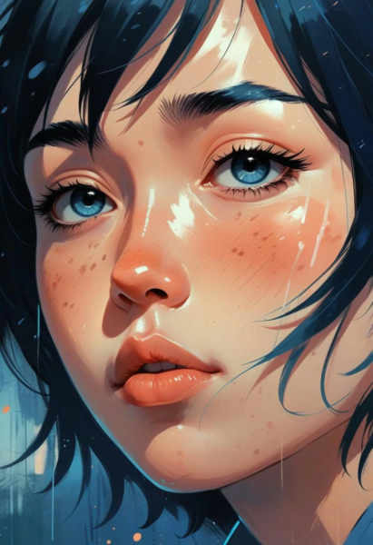 Shinkai-Campion Painted-Over Hyper-Anime Artstyle - SDXL V1