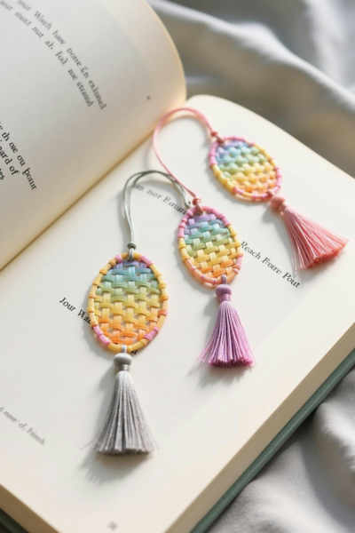 DT_Bamboo Weaving Tassel Craft_Bookmark Style Generation - v1.0