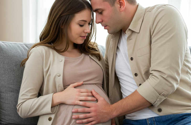 Pregnant Couple - SDXL