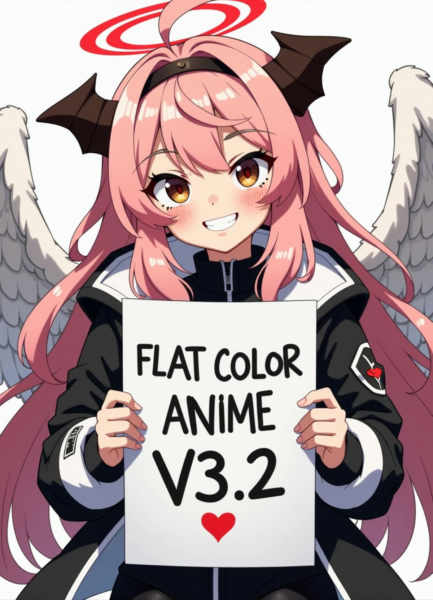 Flat Colour Anime - ⛔️ v3.2 Flux Dev
