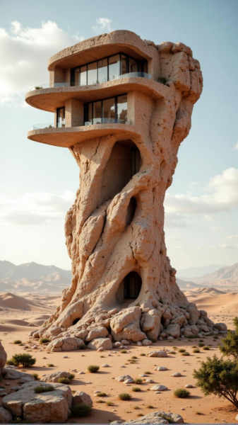 FLUX High Quality Impossible Villas in Nature - v1.0