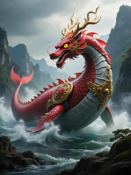 C_Chinese-Style Mythical Creatures_Generation Of Auspicious Beast Images - v1.0