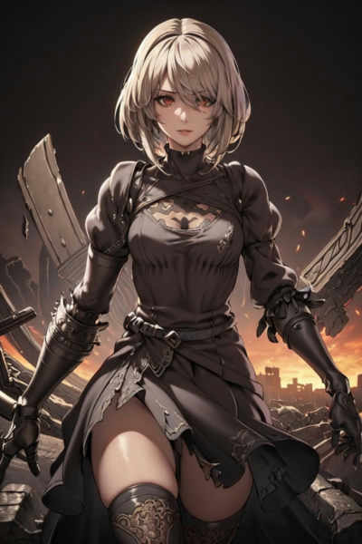(NieR:Automata) YoRHa Lite (characters pack) (sd 1.5\PDXL\Illustrious) - 2B