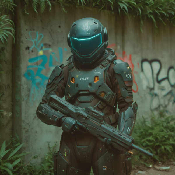 Urban Cybercore Movie - SDXL