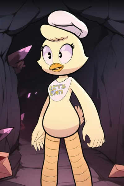 Chica hotdiggedydemon Fazbear and Friends FNAF / Five Nights at Freddy's 1.5+pony+illustrious - v1.5