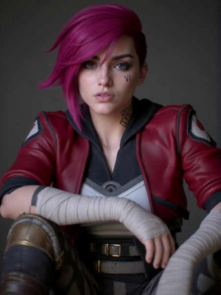 Vi - Arcane / League of Legends - Realistic Flux1.D &SDXL - v1.0 Flux1.D