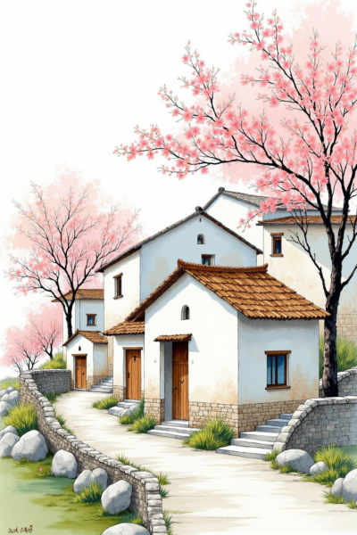 DL_Watercolor Rural Painting_Rural Scene Generation - v1.0