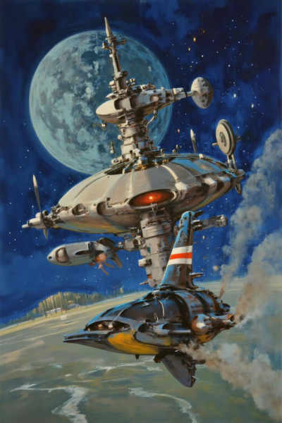 Ad Astra / To the Stars: SF Sci-Fi Illustration Style (John Berkey) - v1.0