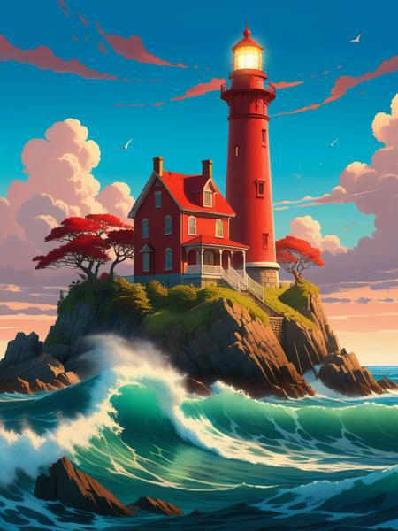 painting art Nature XL by Happy Ai/06/landscape/nature art/natural landscape/natural scene/interiors