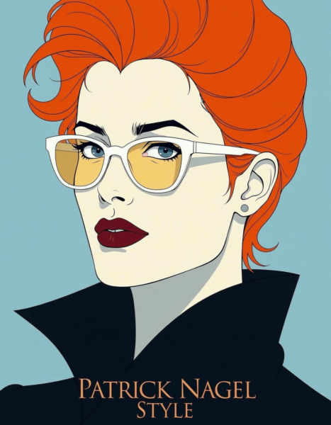 Patrick Nagel Style FLUX - FLUX