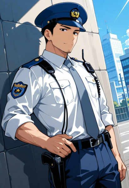 Male Japanese Police Uniform (winter) - XL v1.0