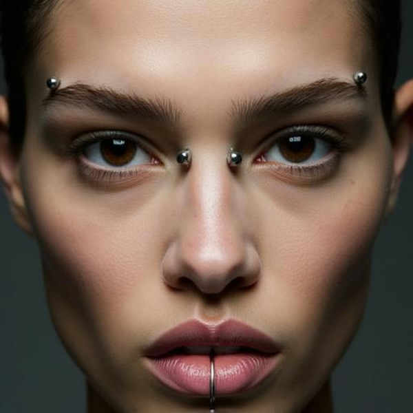 facial piercings - V1