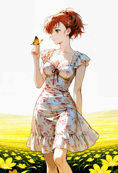 Ditsy Floral Dress - v1.0