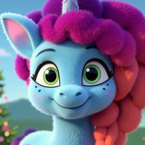 My Little Pony/MLP G5 Misty Brightdawn, Illustrious and pony - FLUX