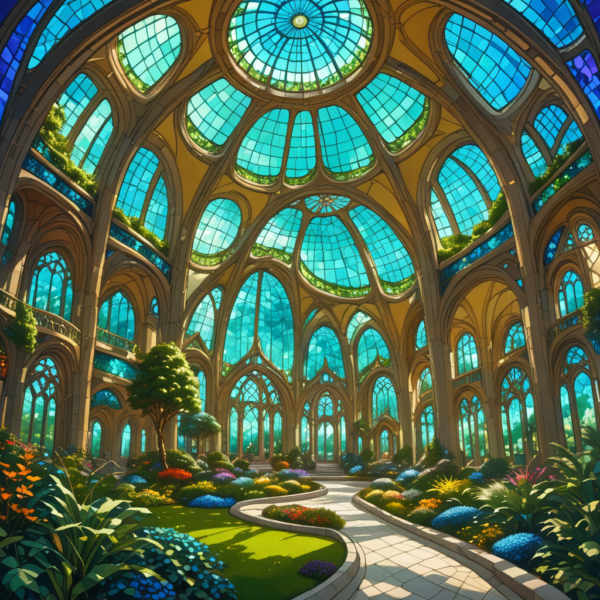 Fantasy indoor garden (SDXL/Illustrious) - SDXL