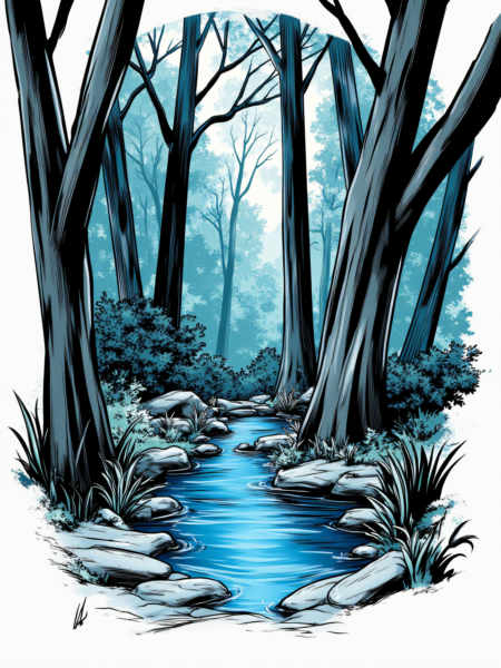 Azure Sketch Illustration - Flux