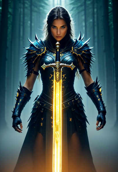 Glowing runes - SFW/NSFW - SDXL v1.0