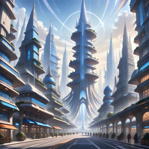 Futuristic city I "classic" - SDXL