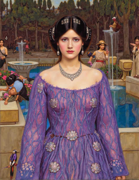 John William Waterhouse Style - FLUX