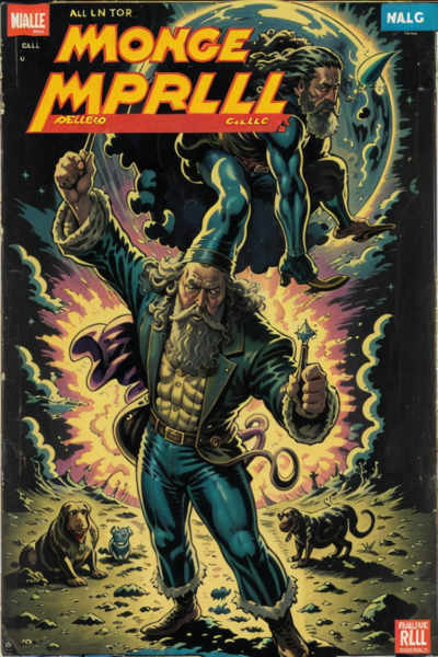 Wizard's Vintage Comic Book Cover - LEGACY – SD1.5