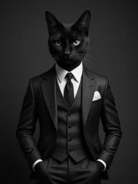 WD-suit gentleman gangster cat - v1.0