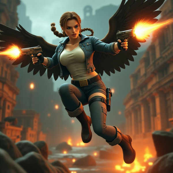 Tomb Raider (Lara Croft) XL + F1D + Illu (Comic book + Anime + Character) - Tomb Raider F1D v1.5